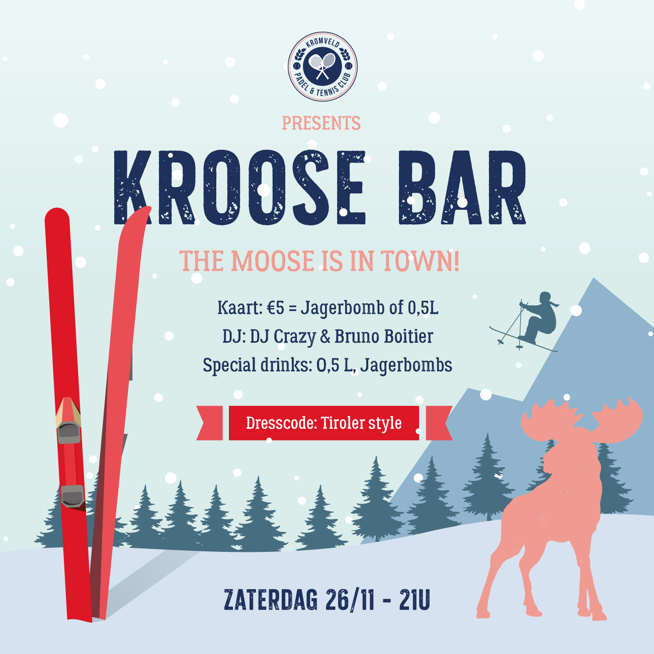 Kroose Bar- Zaterdag 26 november - Kromveld
