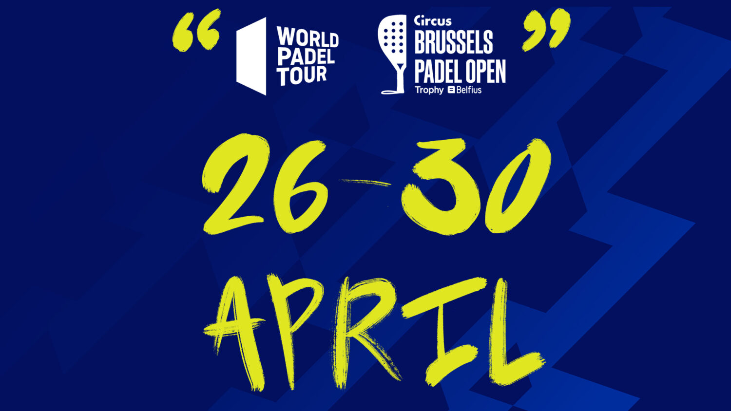 Brussels Padel Open WPT - Kromveld