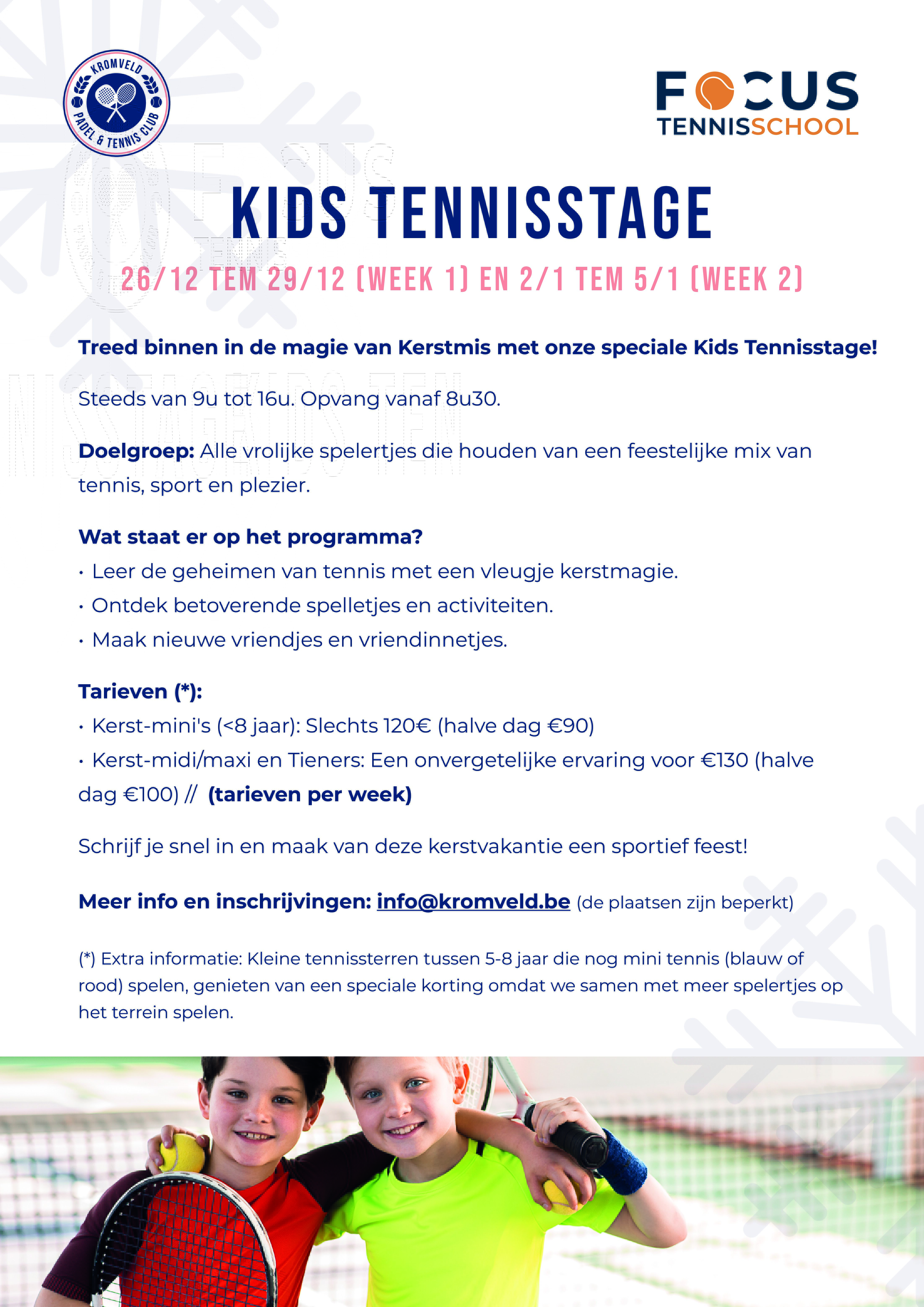 Kids Tennisstage - Kromveld